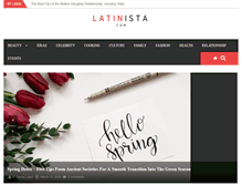 Tablet Screenshot of latinista.com